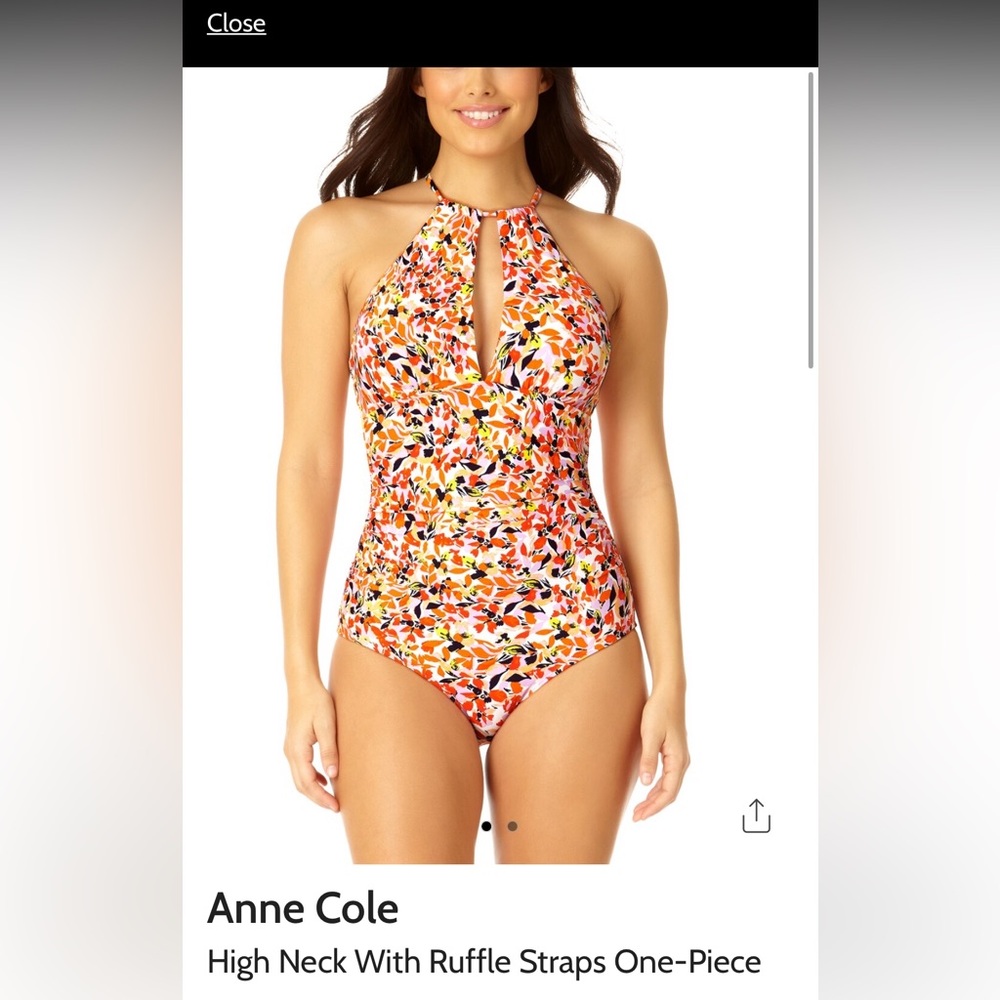 Anne Cole Woman’s One Pc Swimsuit NWT